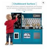 New Best Choice Products Pretend Play Kitchen Wooden Toy Set for Kids w/ Telephone, Utensils, Oven, Microwave