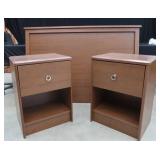 QUEEN HEADBOARD / 2 NIGHT STANDS