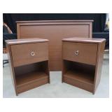 QUEEN HEADBOARD / 2 NIGHT STANDS