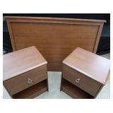 QUEEN HEADBOARD / 2 NIGHT STANDS