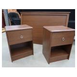 QUEEN HEADBOARD / 2 NIGHT STANDS
