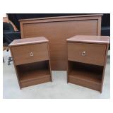 QUEEN HEADBOARD / 2 NIGHT STANDS
