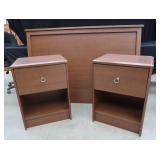 QUEEN HEADBOARD / 2 NIGHT STANDS