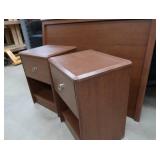 QUEEN BOLT ON HEADBOARD WITH 2 MATCHING NIGHTS STAND