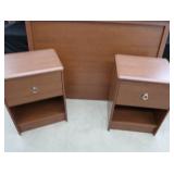 QUEEN HEADBOARD / 2 NIGHT STANDS
