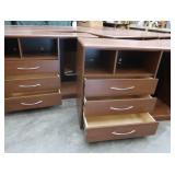 2) 3 DRAWER CABINETS