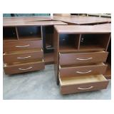 2) 3 DRAWER CABINETS