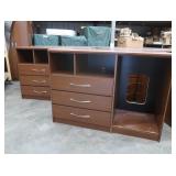 2) 3 DRAWER CABINETS