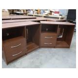 2) 2 DRAWER CABINETS