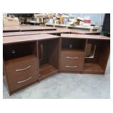 2) 2 DRAWER CABINETS