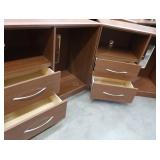 2) 2 DRAWER CABINETS