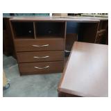 3 DRAWER CABINET & TABLE/DESK