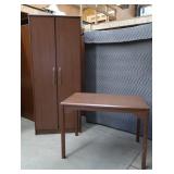 1 WARDROBE & 1 TABLE DESK