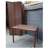 1 WARDROBE & 1 TABLE DESK