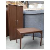 1 WARDROBE & 1 TABLE DESK