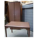 1 WARDROBE & 1 TABLE DESK