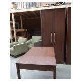 1 WARDROBE & 1 TABLE DESK