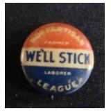 VINTAGE BUTTON AND WHEAT PENNIES