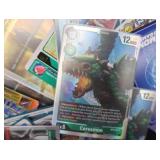 MIXED LOT YU GI OH AND DIGIMON CARDS