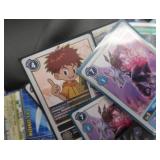 MIXED LOT YU GI OH AND DIGIMON CARDS