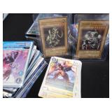 MIXED LOT YU GI OH AND DIGIMON CARDS