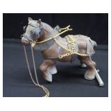 VINTAGE CLYDESDALES AND WOODEN WAGONS