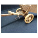 VINTAGE CLYDESDALES AND WOODEN WAGONS