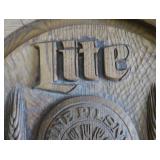 VINTAGE MILLER LITE 3D BARREL HEAD