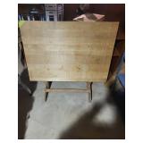 Adjustable Wood Drafting Table With Stand