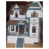 Erins House 1992 Grandpa Dollhouse With Accessories