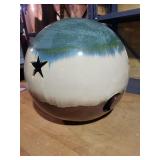 Large Ceramic Star Cutout Planter Vessel