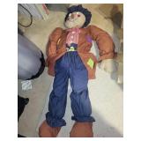 Halloween Decor Mixed Lot With Scarecrow, Pumpkin Lights & Signs