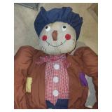 Halloween Decor Mixed Lot With Scarecrow, Pumpkin Lights & Signs