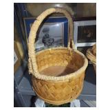 Mixed Home Decor Lot With Wicker Baskets, Frames, Crates & Home Sign
