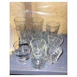 Mixed Kitchenware Lot - Bowls, Glasses, Cutlery, Knife Block & Plates
