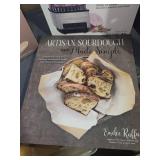 Cuisinart Mini-Prep Processor, Abioto Banneton Basket & Sourdough Book (Lot of 3)