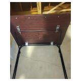 Folding Tables With Woodgrain Tops (Lot of 2)