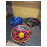 Hand-Painted Ceramic Decor Assortment (Lot of 10)