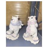 Polar Bears, Sheep & Gift Boxes Mixed Holiday Decor (Lot of 8)