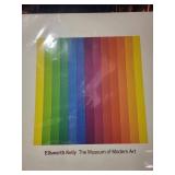 Ellsworth Kelly Print, AgriBank Fcb Poster & Abstract Framed Art (Lot of 3)