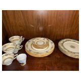 Vintage Lenox China Lot Monticello Mystic Platters Plates Cups