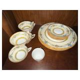 Vintage Lenox China Lot Monticello Mystic Platters Plates Cups