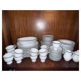 Noritake Shenandoah Porcelain Dinnerware Set Ireland Silver Trim