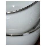 Noritake Shenandoah Porcelain Dinnerware Set Ireland Silver Trim