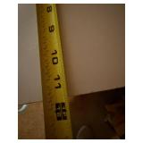 White 2 Door Storage Cabinet Shelving Unit 24 x 12 x 31 Good