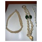 Mixed Handmade Beaded Bracelet Necklace Lot Boho Cord Minnesota