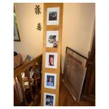 Leaning Ladder Style 5 Opening Wood Photo Frame Display Floor Stand