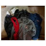 5 Pc Outerwear Lot Twins Vest UWRF Jacket Canvas Track Medium