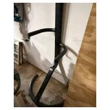 Freestanding 2-Bike Floor Storage Stand Black Metal Garage Rack