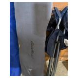 Eddie Bauer Folding Camp Chair Lot w/ Carry Bags Outdoor Portable